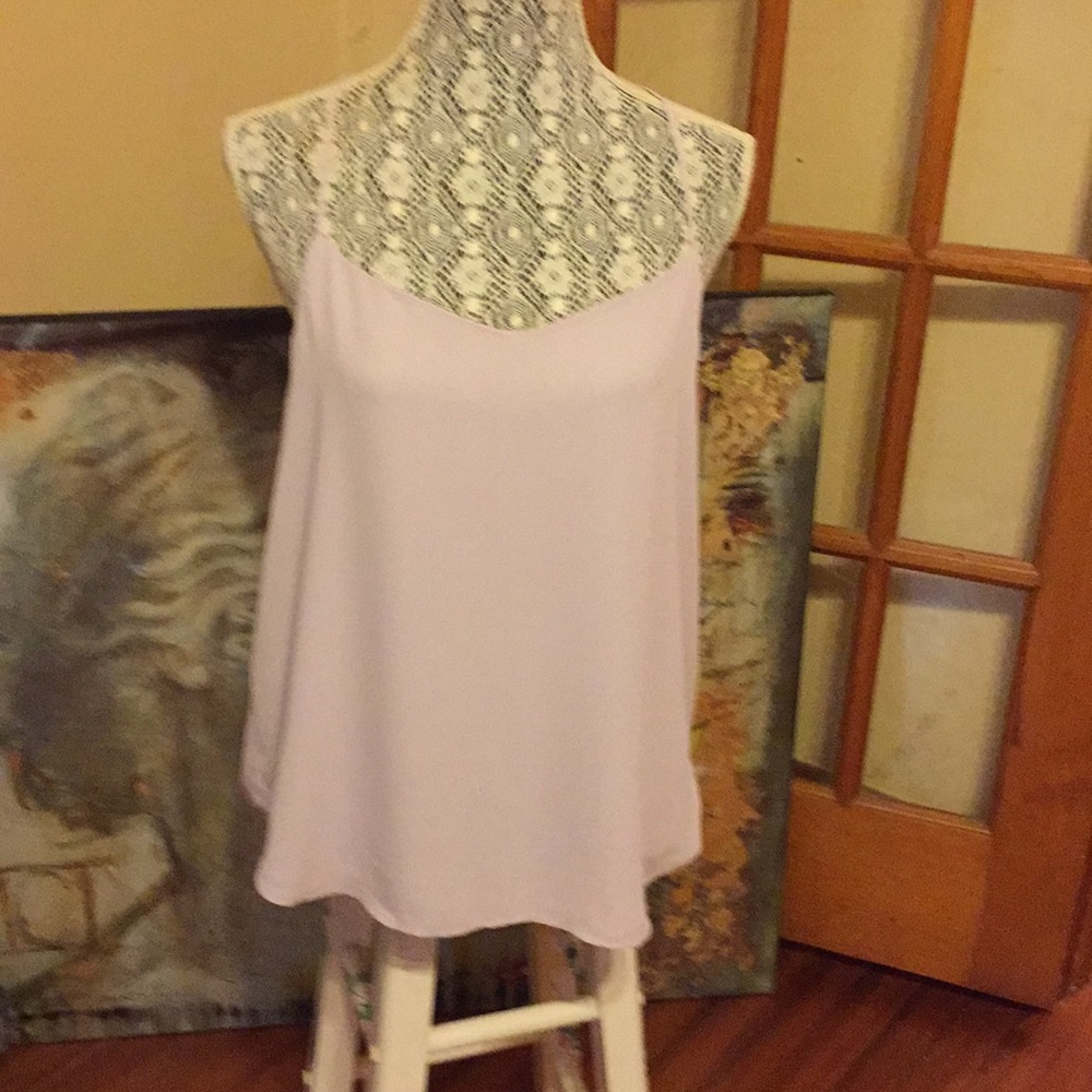 Loft Lilac strap blouse